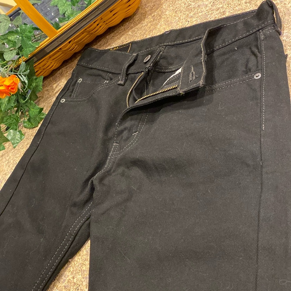 Levi Straus & Co. 505 Black Jeans Tag Says W30 L29